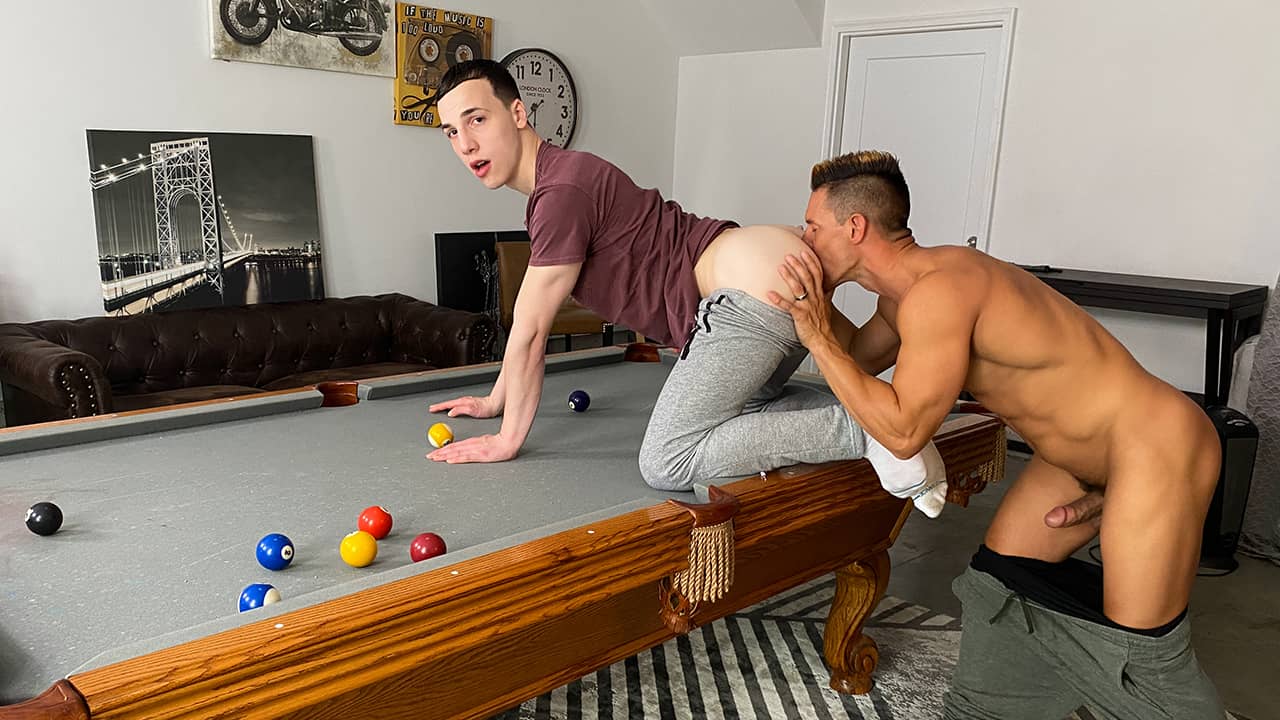 Father’s Day Pool Table Fuck – Jax Thirio and Troye Jacobs