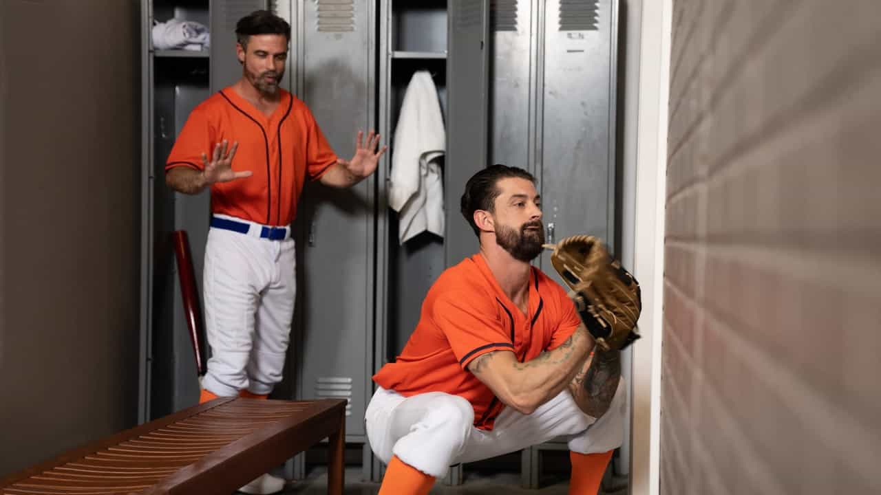 Pitching Balls, Catching Cum – Daniel and Alpha Wolfe
