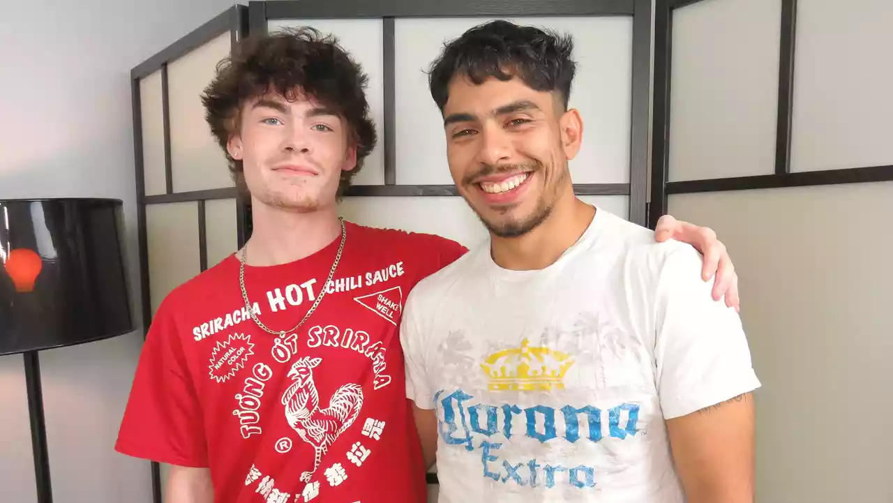 Bareback Broke Bottom Takes Hard Cock – Bruce Garcia and Louis Monroe