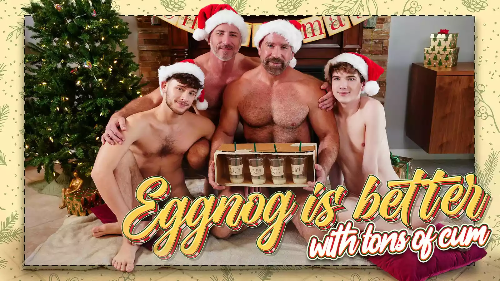 A Merry Christmas With Cumnog – Matt Stiel, Oz Daddy, Dex Devall and Nicholas Michaels
