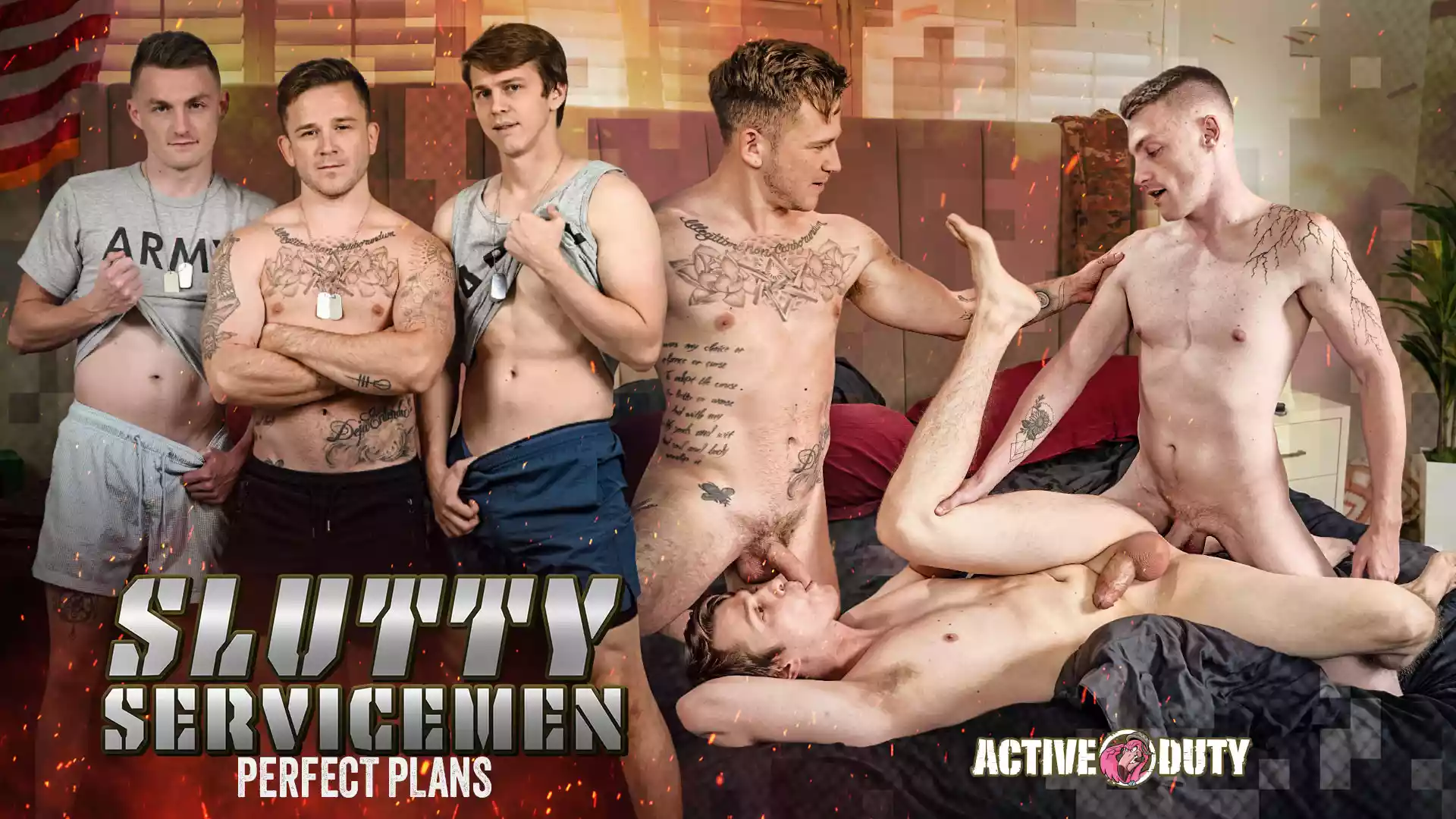 Slutty Servicemen, Perfect Plans – Andrew Delta, Sage Roux and Kyle Harper