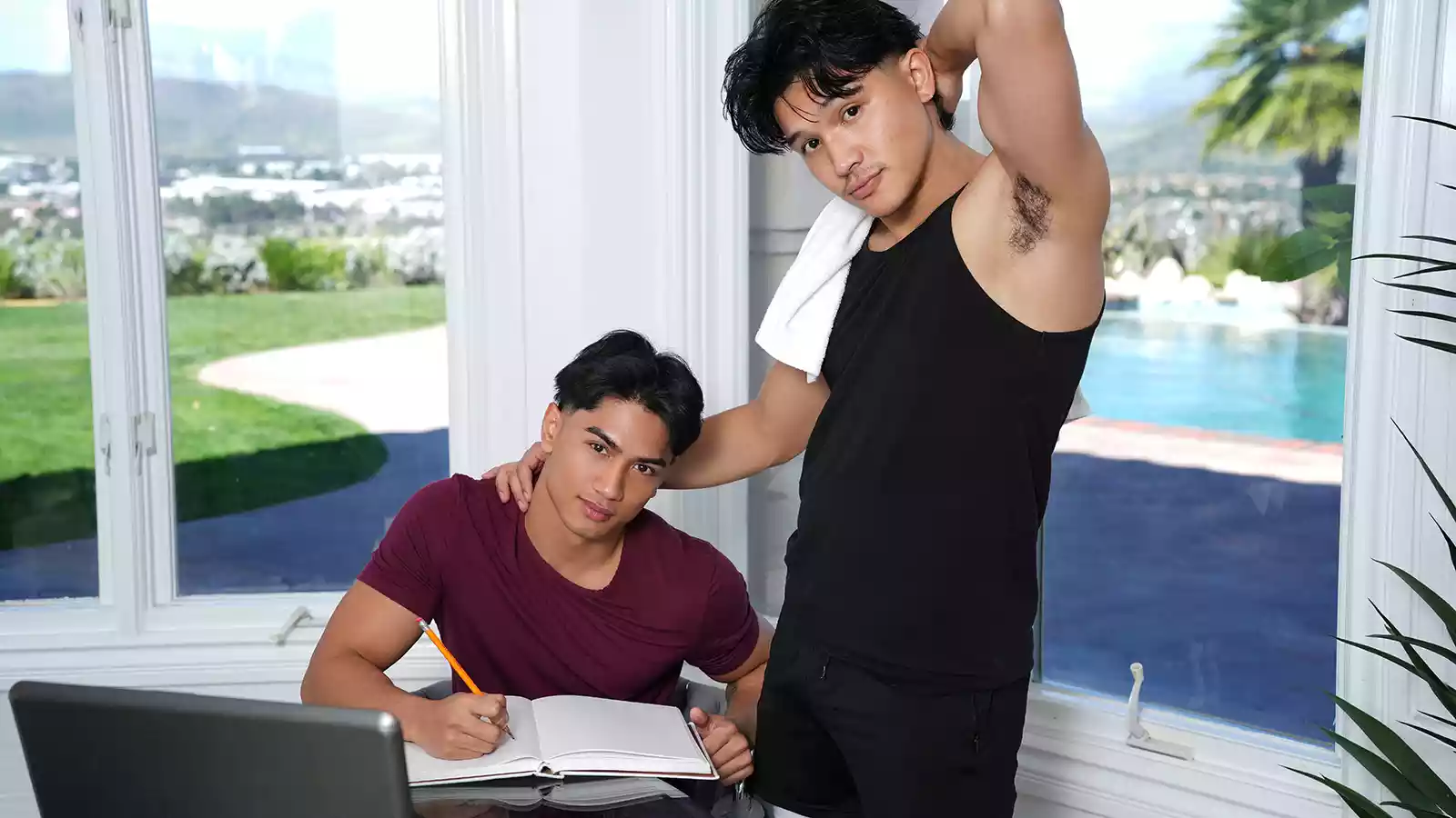 Studying Is Easier When Your Hole Is Stuffed – Andrew Akito and Luca Knight