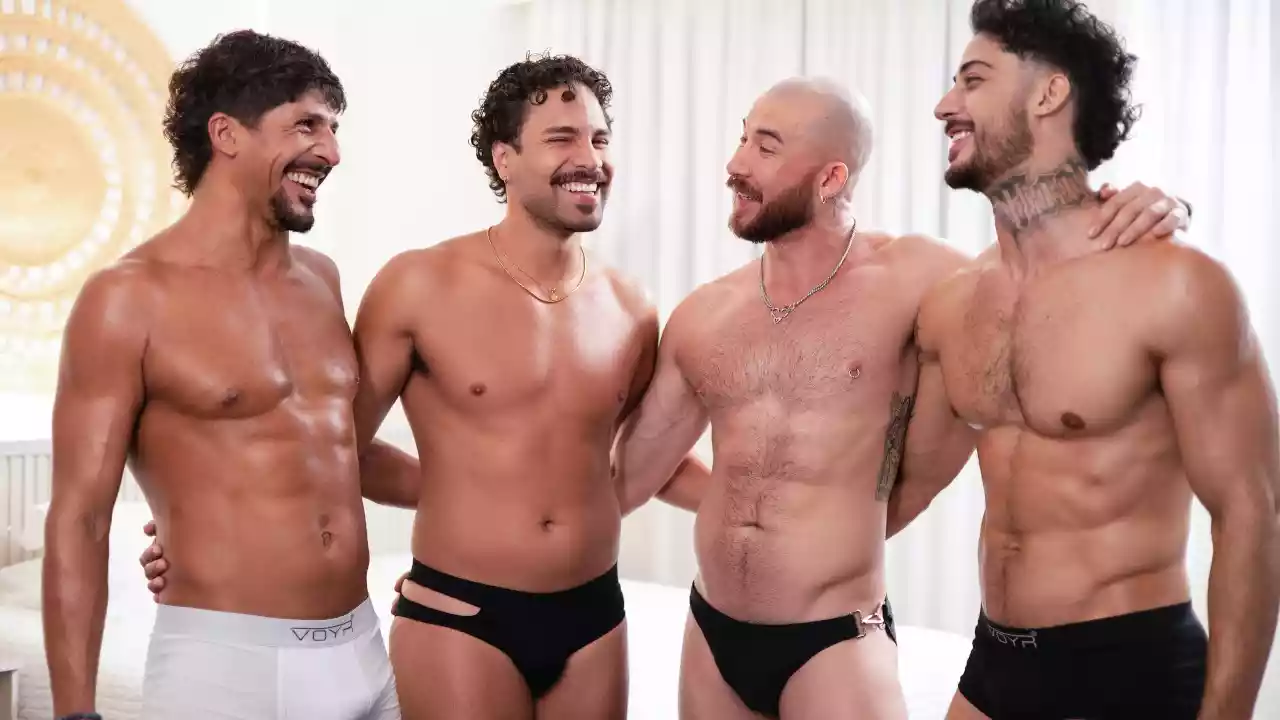 4 Way Gangbang – Markin Wolf, Lucas Pocfit, Big Rod and Zarataco