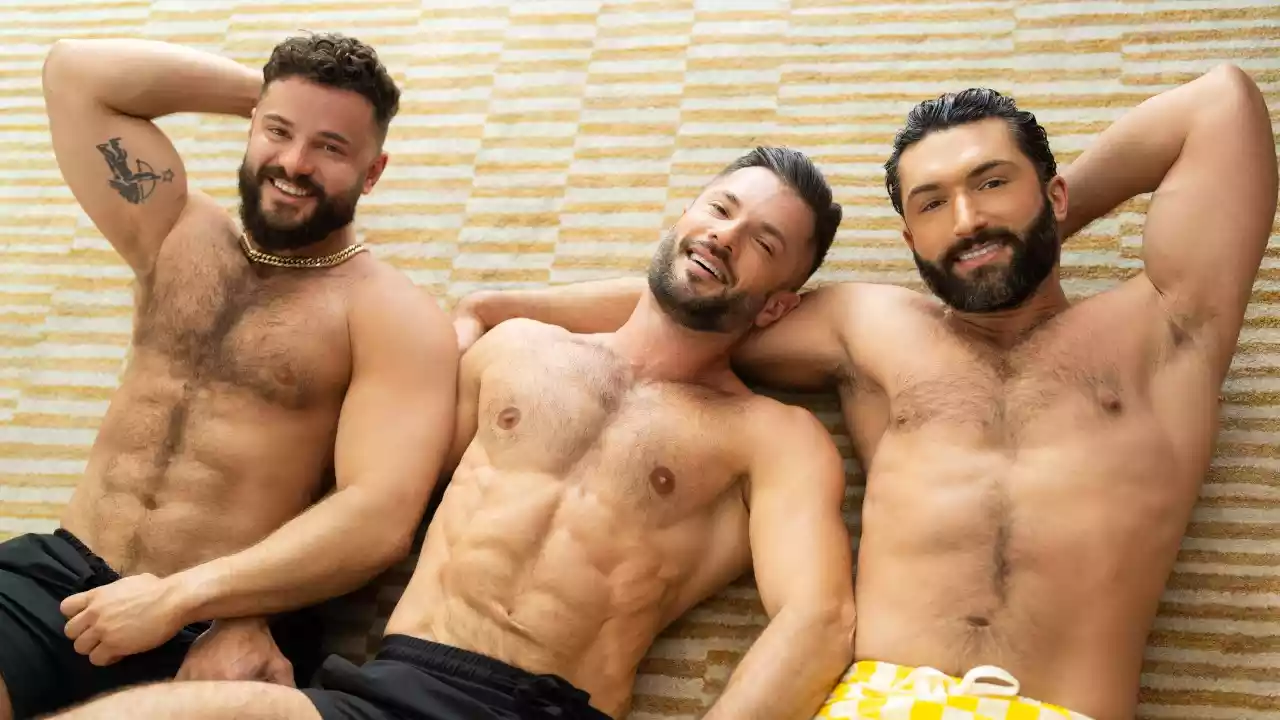 Hayden Harding, Paolo Bruni and Zac Barrett