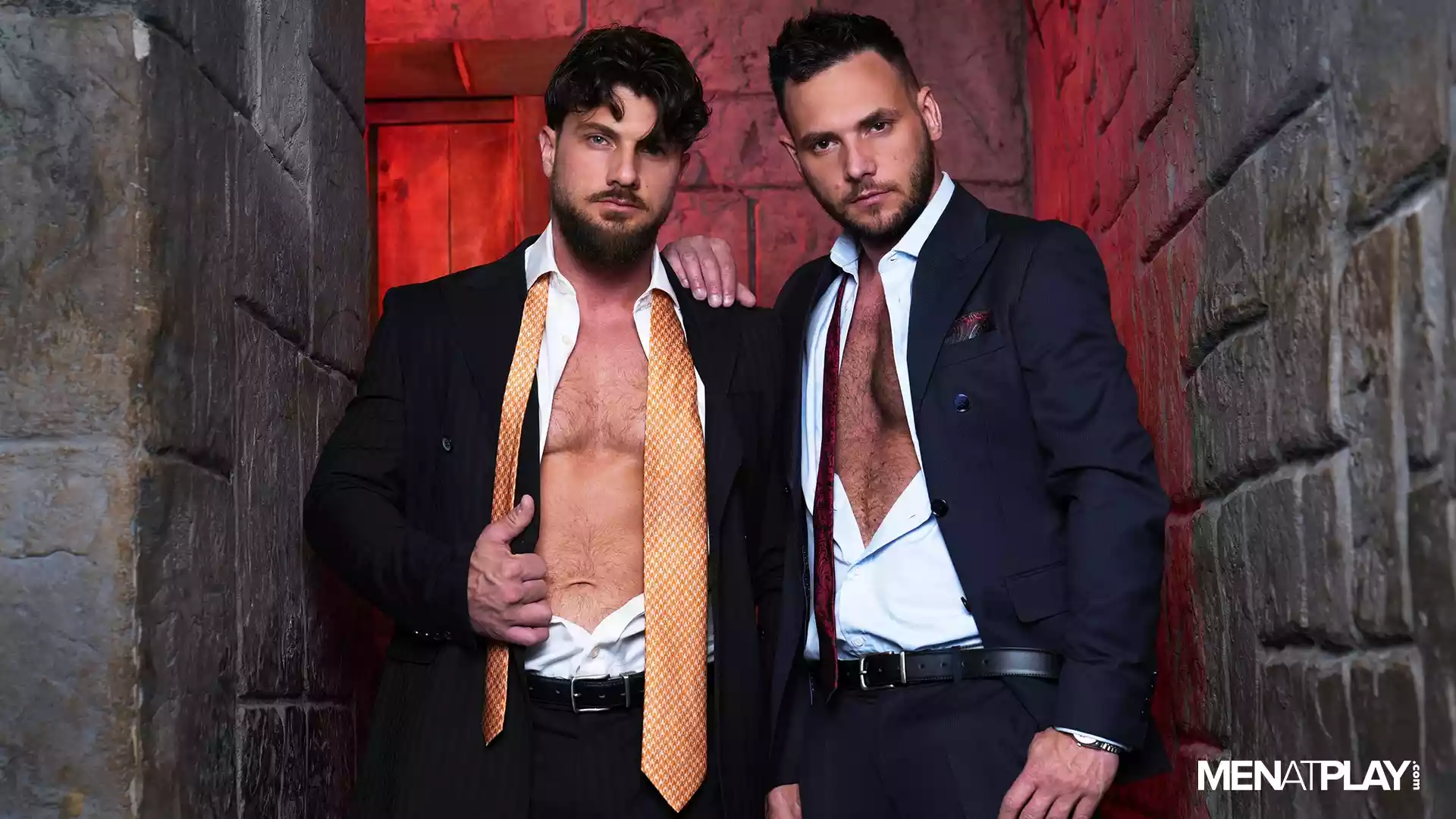 White-Collar Gloryhole – Hairy Wolf and Heath Halo